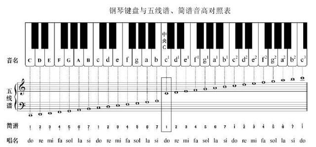 想弹钢琴却不会看谱？小编来帮你